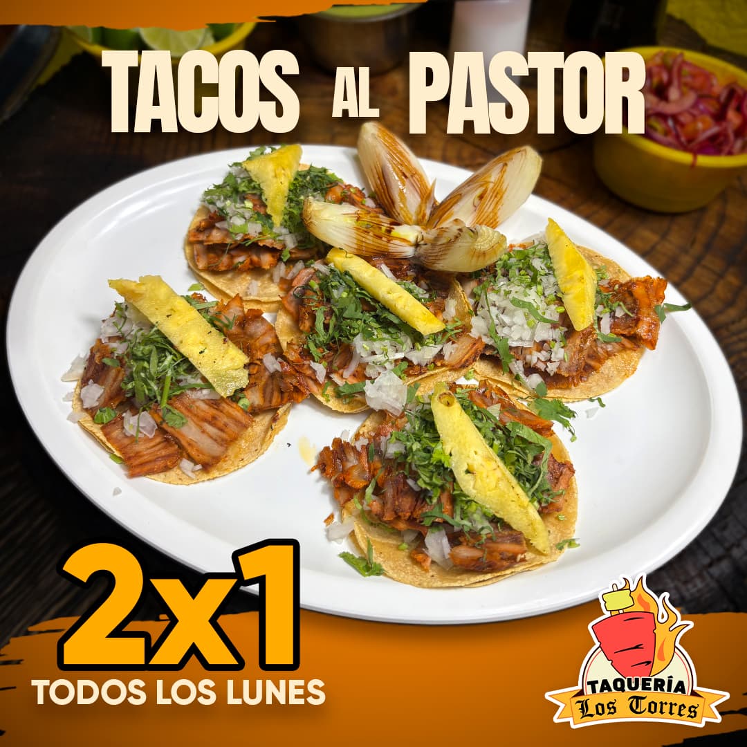 Tacos al Pastor 2x1
